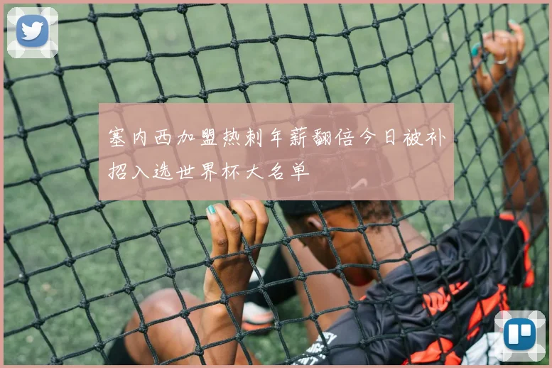 塞内西加盟热刺年薪翻倍今日被补招入选世界杯大名单
